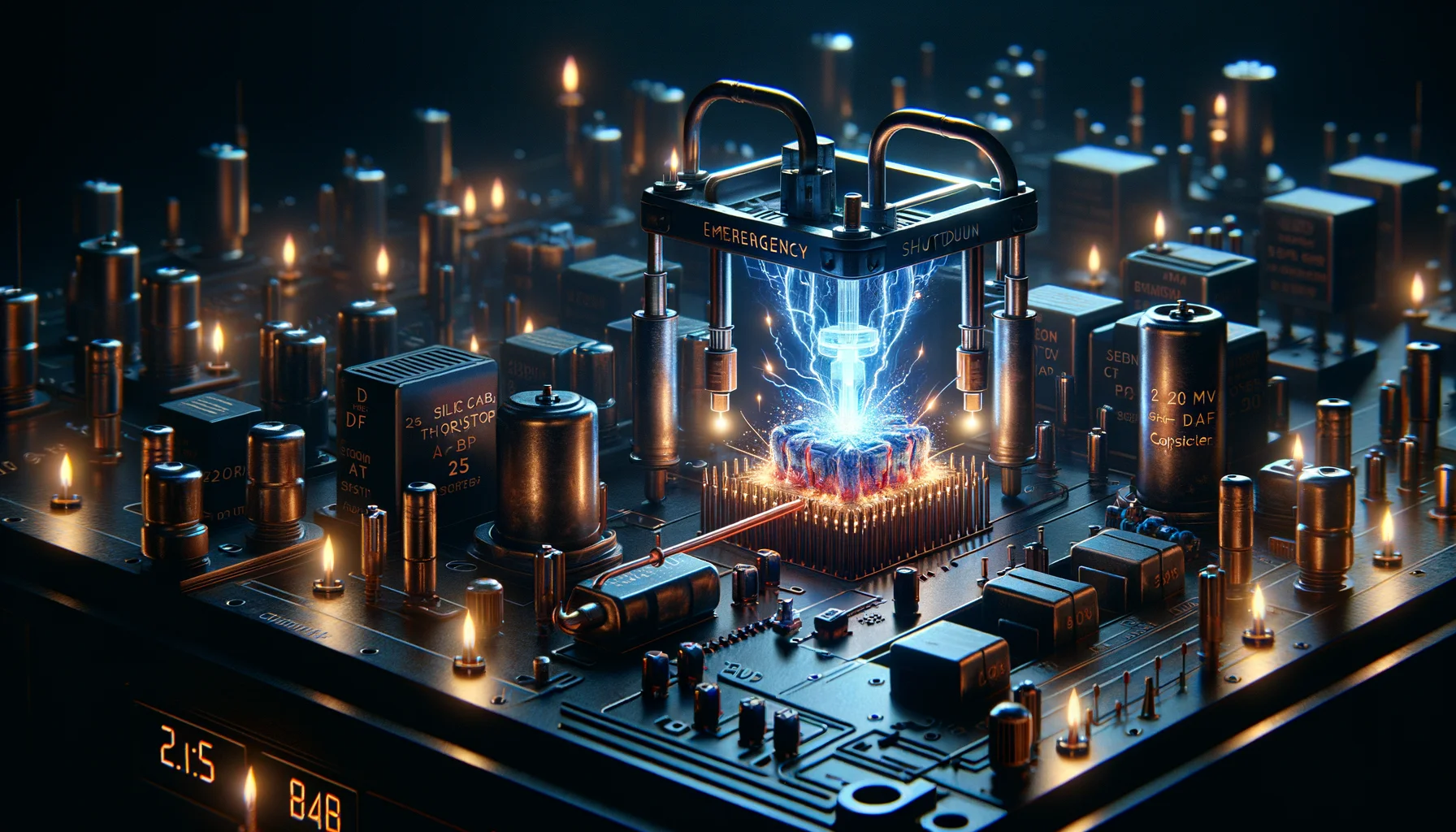 Emergency Shutdown — Crowbar Circuit Arresting Fusion in 100 Microseconds
